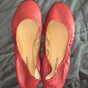 Lucky Brand Red flats